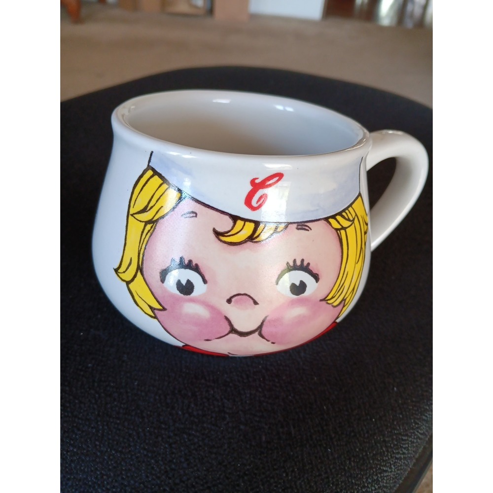 Campbell's Kid‎ Set of (2) 1998 Vintage Mugs Houston Harvest